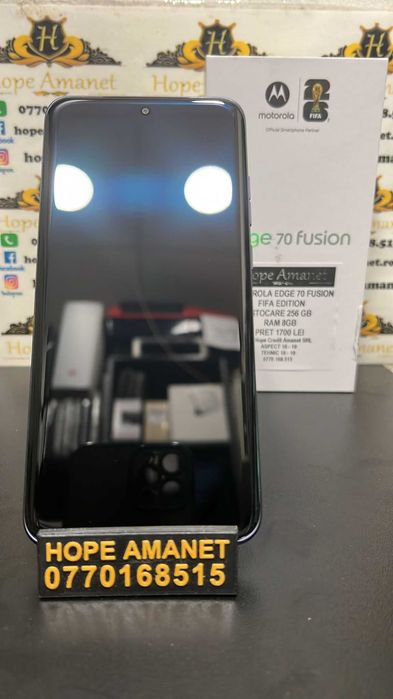 Hope Amanet P3 Motorola Edge 70 Fusion Fifa Edition NOU !!! 256GB / 8GB RAM