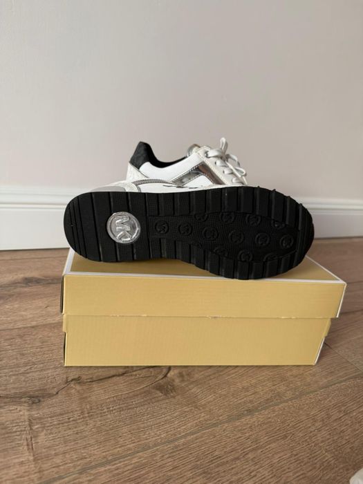 Кроссовки Michael kors Майкл корс Maddy Two-Tone Logo Trainer