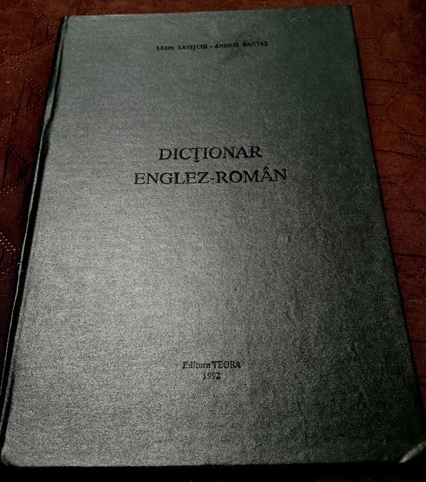 Dicționar Englez-Român editura Teora 1992