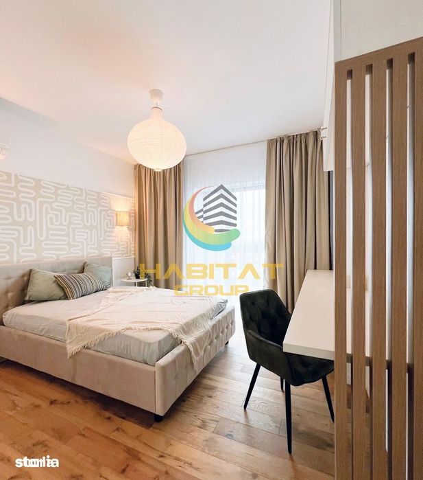 One Cotroceni Park 2 camere 5/8, parcare + boxa, complet utilat mobila