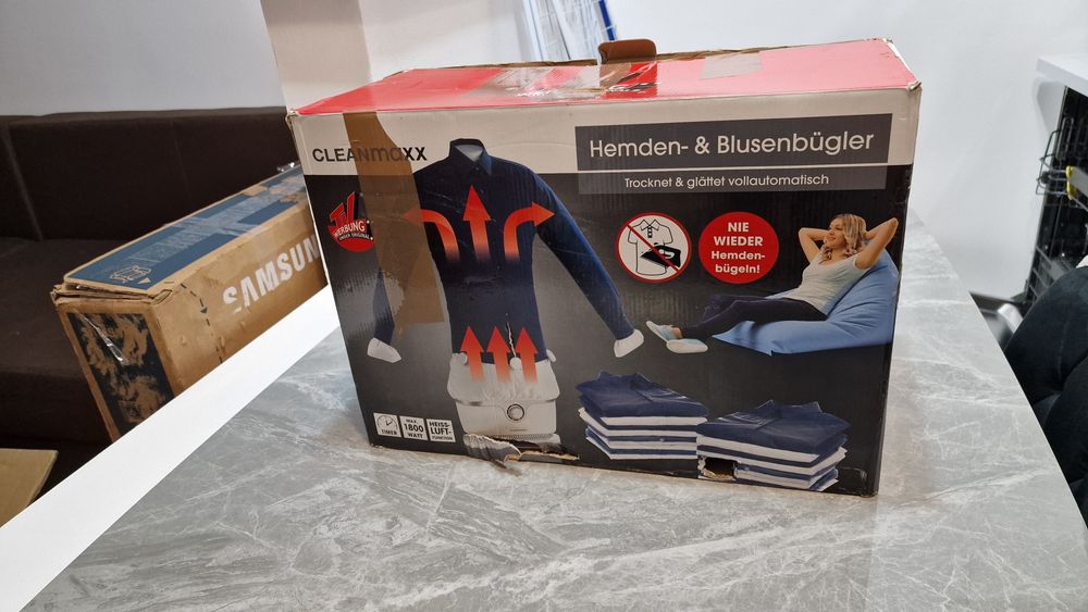 Aparat de uscat si calcat camasi nou