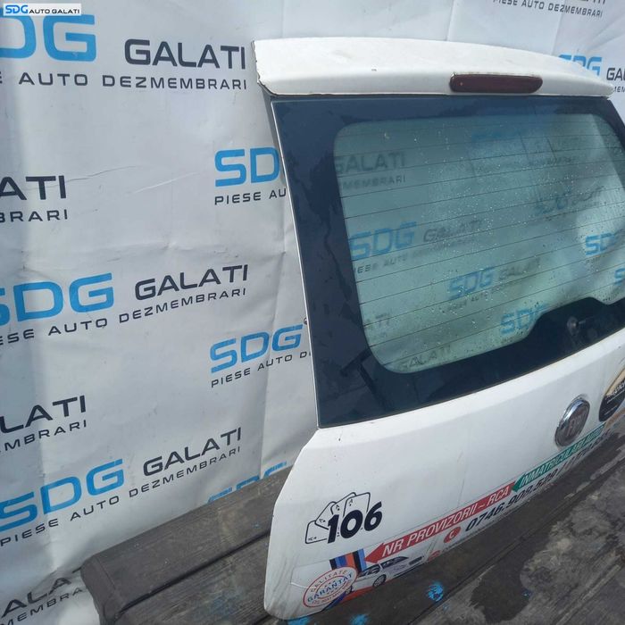 Hayon Haion Portbagaj Dezechipat cu Luneta Geam Sticla Fiat Grande Punto 2005 - 2011 [2547]