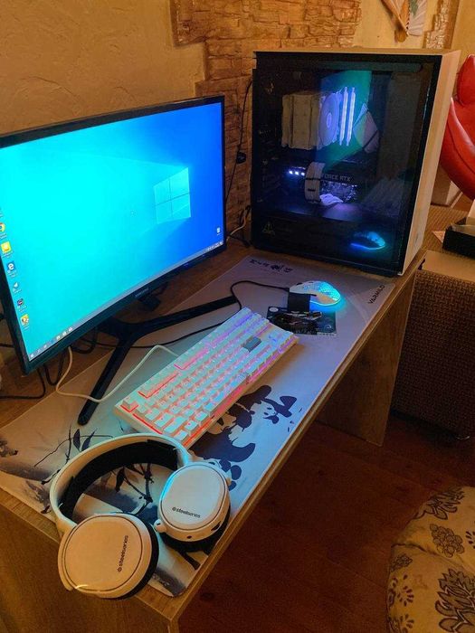 Игровой ПК i7-10700F / RTX 3070 Ti + 2 монитора + периферия