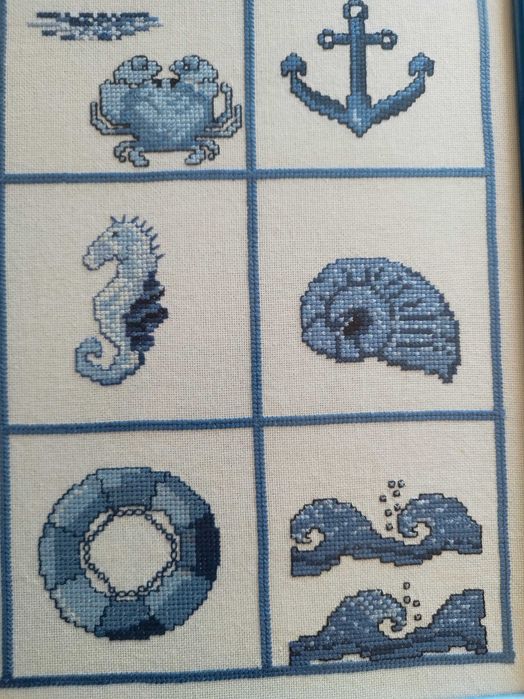 Бродерия морска тема