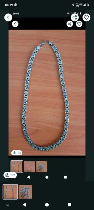 Lanț din inox 55cm