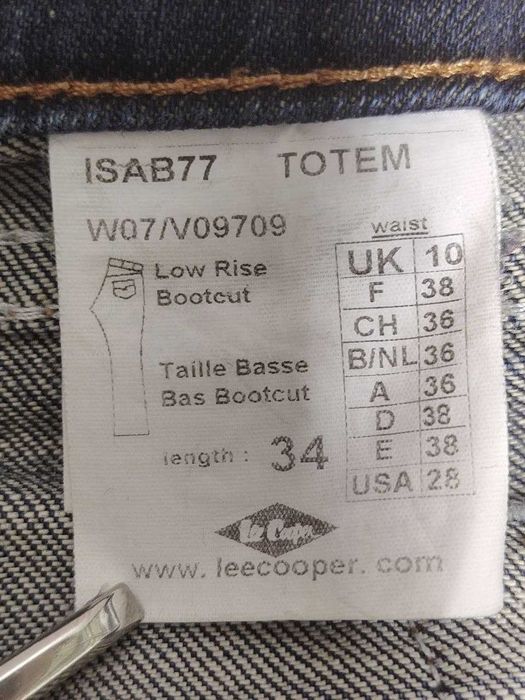 Lee Cooper Low Rise Bootcut Jeans / W28 L34 / Брендовые джинсы