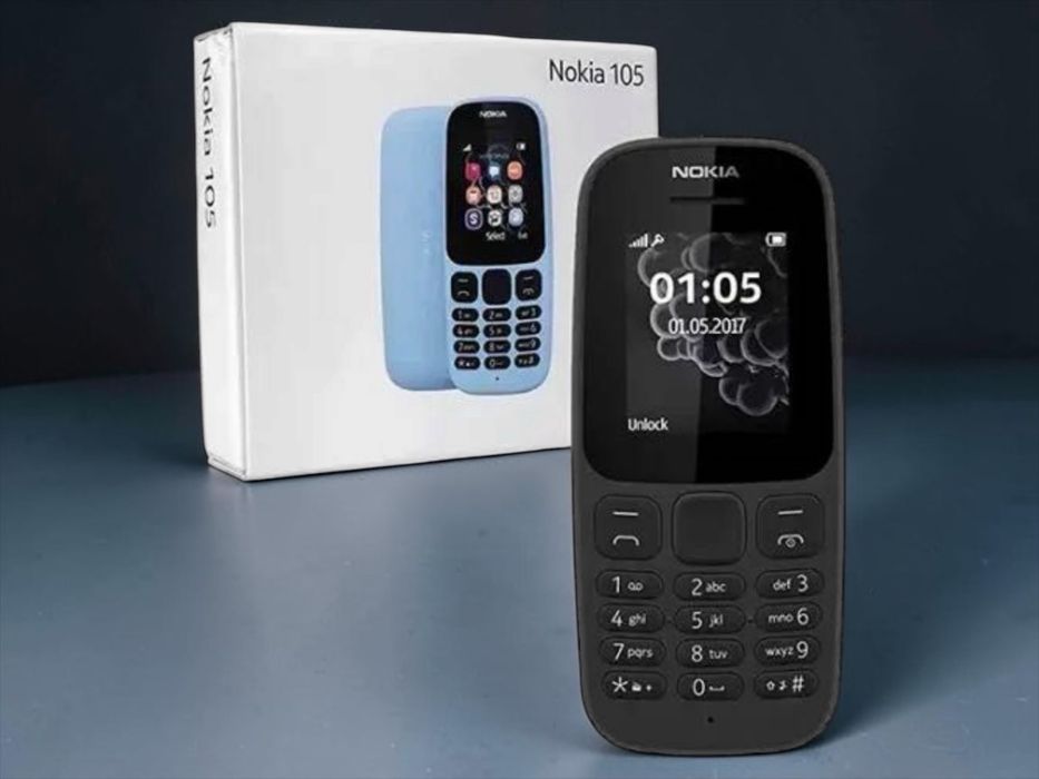 НОВ! Nokia 105 БГ Меню! 2бр. Сим карти! 24м. Гаранция!