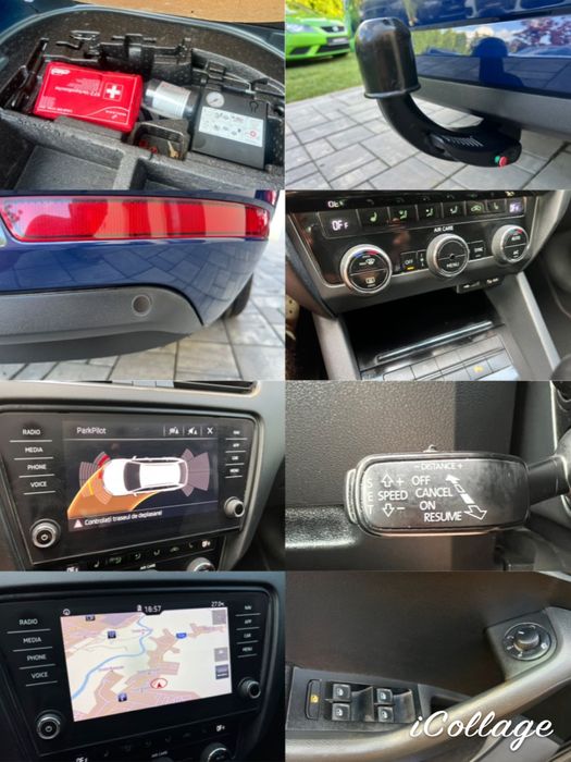 Skoda Octavia Elegance 2.0 TDI*Piele*Carlig*Navi*Senzori*Tempomat