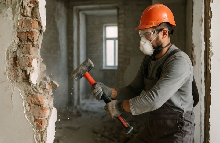 Демонтажные работы, снос построек