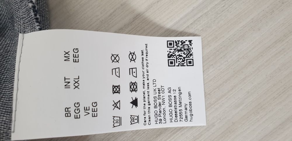 Hugo Boss Parlay Pique Cotton Mens / 2XL  НОВО! ОРИГИНАЛ Мъжка Тениска