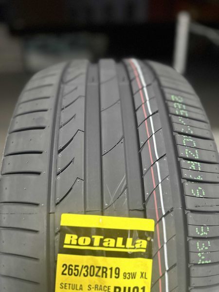 Нови летни гуми ROTALLA SETULA S-RACE RU01 265/30R19 93W XL НОВ DOT