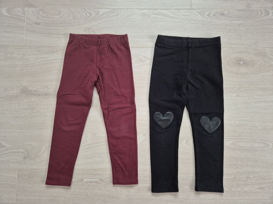 Запазени клинове с мъхеста вътрешност и джинси за момиче 98,104 и 110