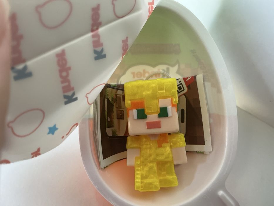 Фигурки майнкрафт киндер джой minecraft kinder joy