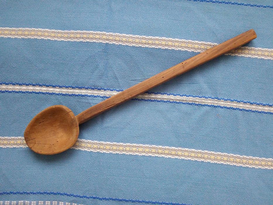 Стари вещи и предмети, дървена лъжица