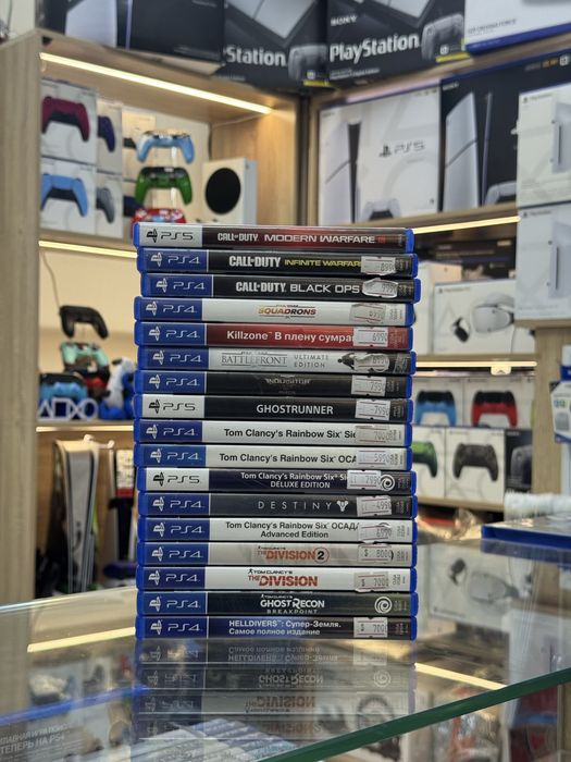 Диски на playstation ps4 ps5