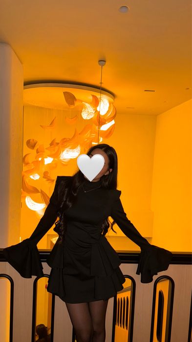 Платье черное, s размер