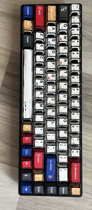 Tastatură mecanică wireless Ziyoulang K68 – 60%, pe baterii, hot-swap