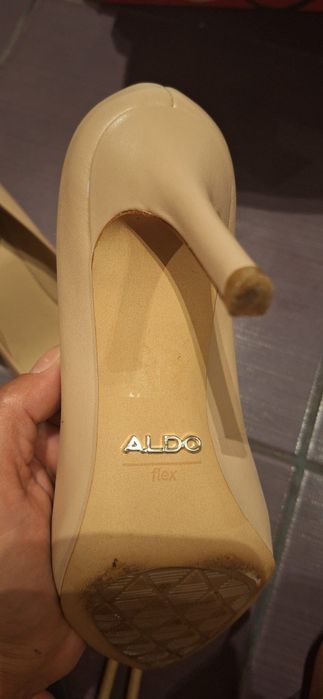 Pantofi stiletto piele naturala