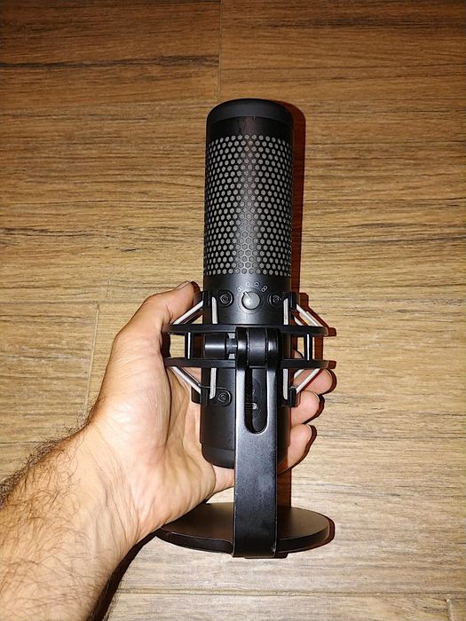 HyperX QuadCast S - USB - RGB Lighting + scissor arm stand microfon gaming Sennheiser AKG Beyerdynamic