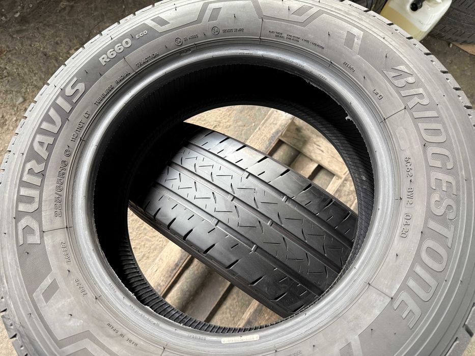 SET 2 Anvelope Vara 225/65 R16C BRIDGESTONE Duravis R660 ECO 112/110T