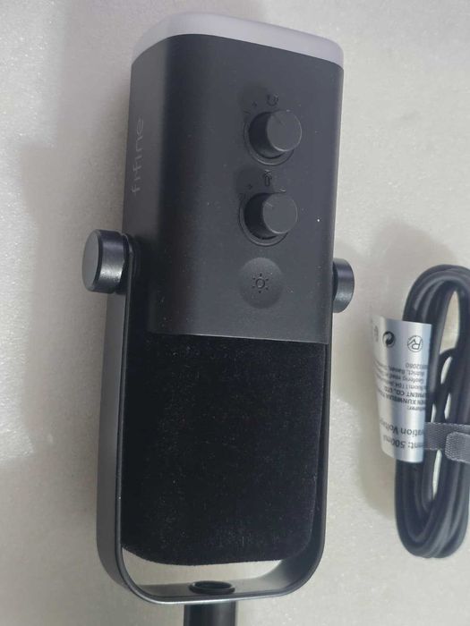 Microfon streaming Fifine AM8 Black USB-C XLR Jack 3.5mm