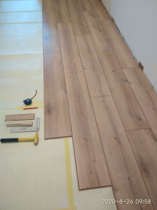 Укладка ламината таркета