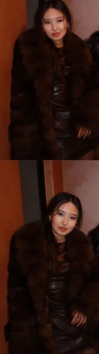 Шуба из песца песец