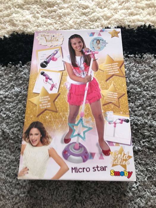 Microfon cu stativ Violetta