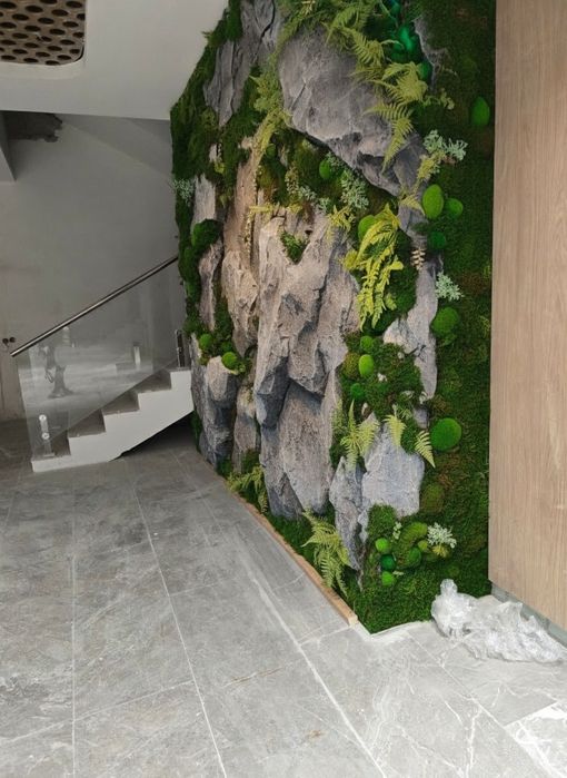 Декоративный  ландшафтный стены  из искуственный камень