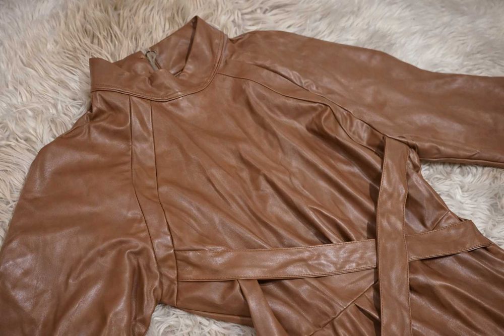 Дамска кожена рокля