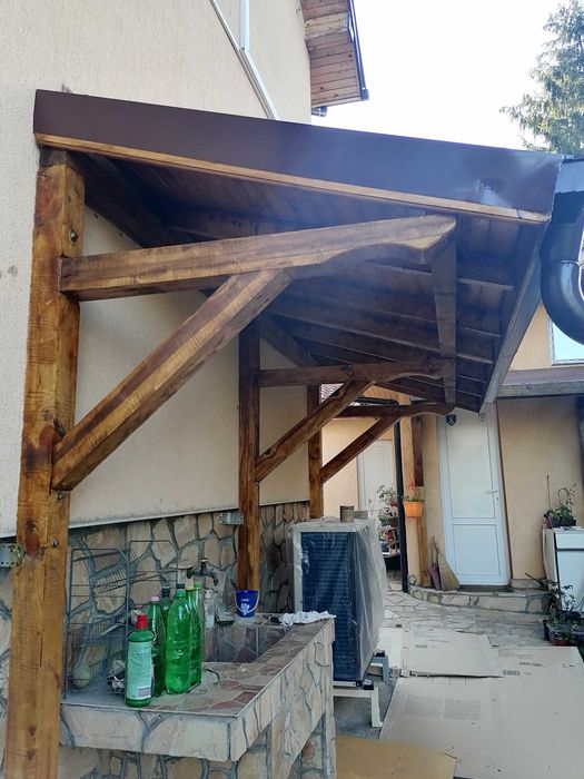 Ремонт на покриви  изграждане на покриви улуци керемиди навеси