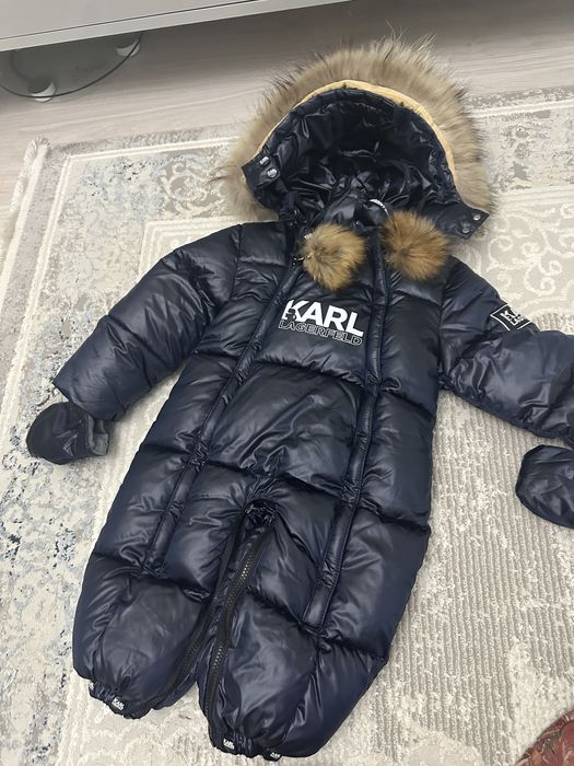 Зимний детский комбинезон