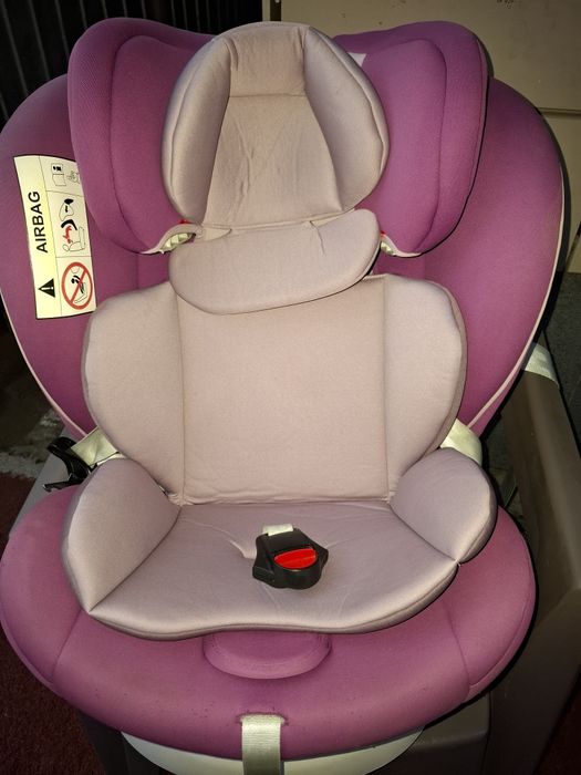 Scaun auto BUF BOOF P100 Plus rotativ 360 grade P100LIGHTPURPLE, Isofix, 0-36 kg