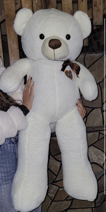 Играчка бяло мече