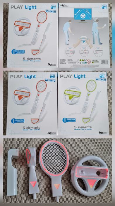 Consolă Nintendo Wii modata + 2 manete/nunchucks + balance board