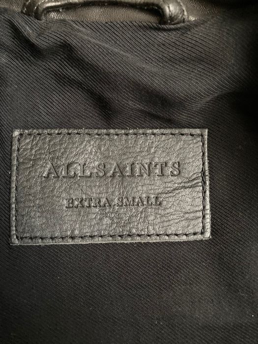 НОВО Мъжко кожено яке AllSaints, XS
