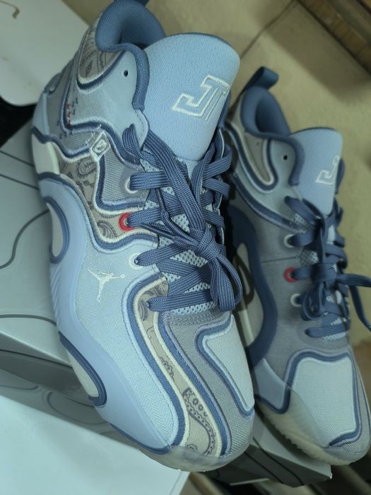 Jordan Tatum 3 blue denim  размер 45,5