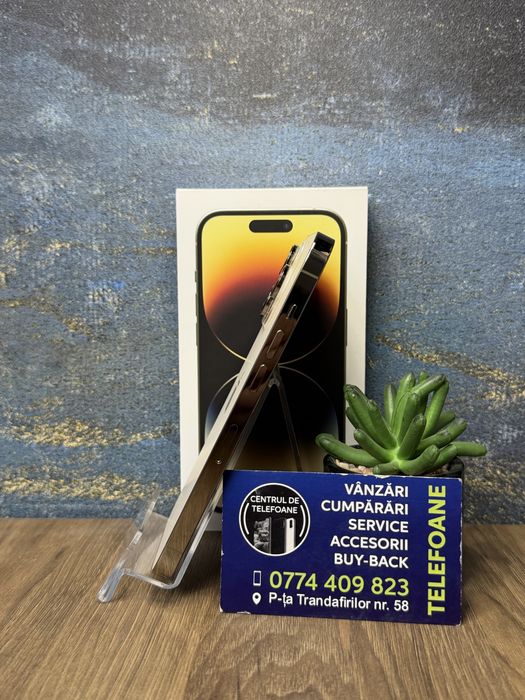 Iphone 14 pro/128gb/2 Ani Garantie Centrul de Telefoane/rate