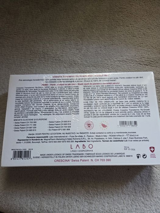 Crescina tratament pentru par