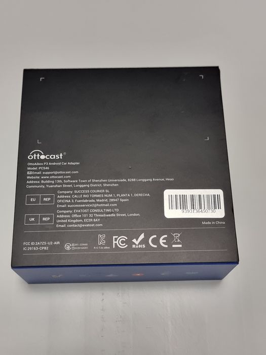 Ai box Adaptor Ottocast P3 8GB RAM/128ROM + SIM4G Android CarPlay & Android Auto