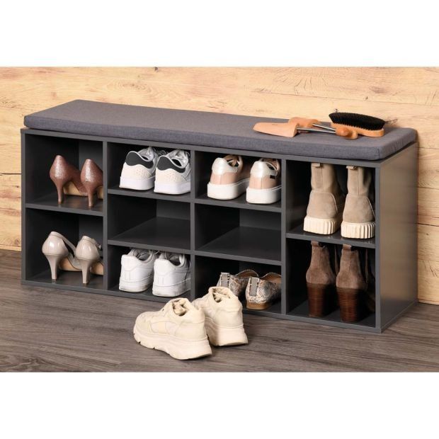 Шкаф за обувки-пейка с възглавница