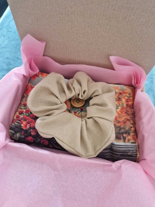 Калъф за книга – картина от плат