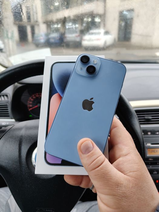 Iphone 14 blue, full box, impecabil