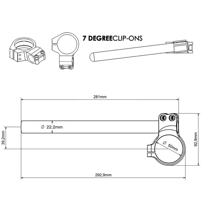 Semighidoane racing  pentru Honda CBR1000RR Suzuki GSXR1000 2004-2018