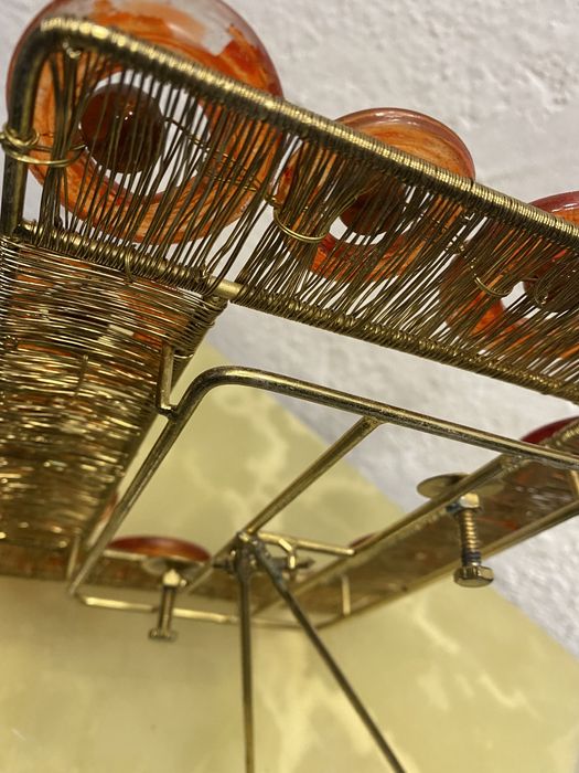 Немска рамка за снимки от Месинг и стъкло