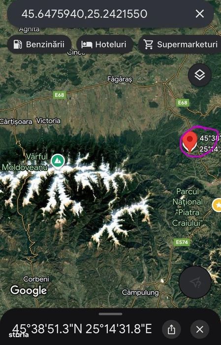 Teren extravilan 2ha, priveliste panoramica spre toti muntii