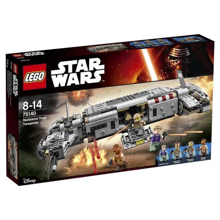 LEGO Star Wars 75140 Десантный корабль Сопротивления Новый ОРИГИНАЛ