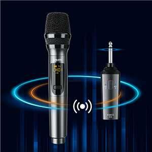 Професионални микрофони LEKATO K380S 2.4G безжичен комплект