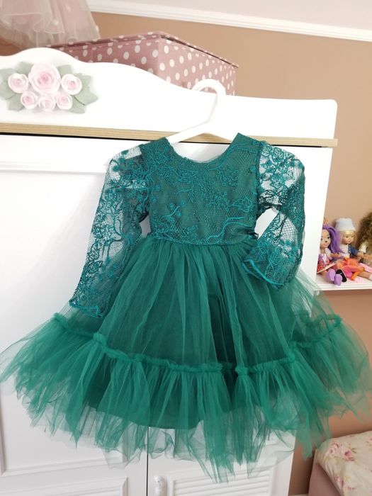 Детска Дантелена Рокля
