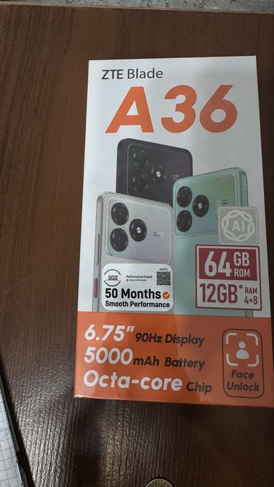 Zte A36 продам новый сотку